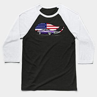 Plymouth USA Print Baseball T-Shirt